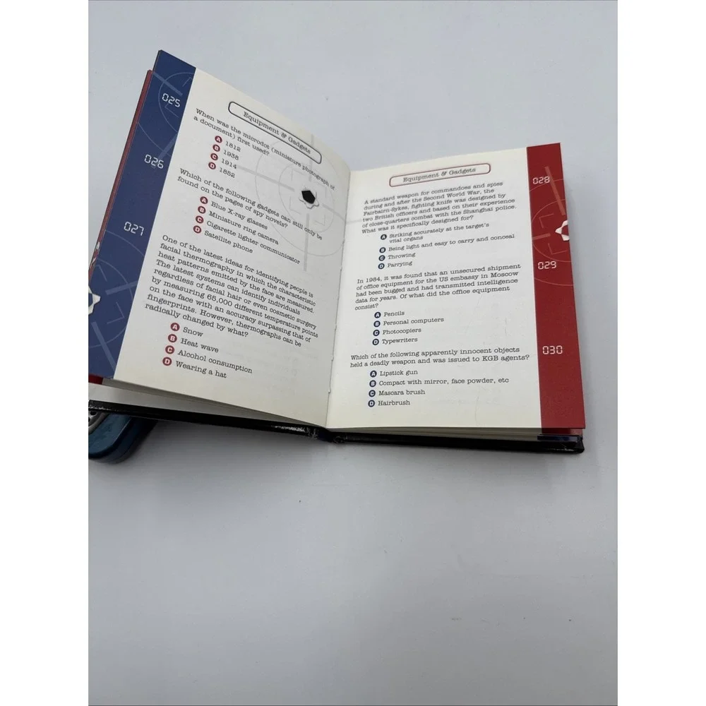 INTELLIQUEST Quizmo Handset Electronic Game Quiz Book Secret Agent VINTAGE RETRO